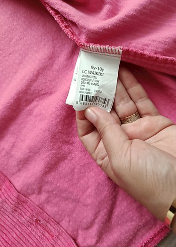 Pembe Nakışlı kız Çocuk Gömlek - Görsel 5