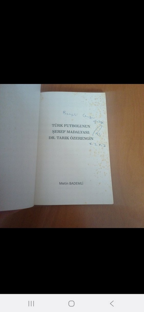 Türk Futbolunun Şeref Madalyası Dr. Tarık Özerengin - Görsel 3