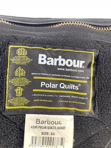 34 Beden siyah Renk Barbour Mont %70 İndirimli.