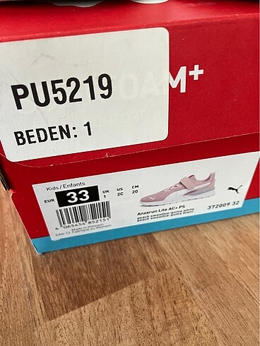 33 Beden pembe Renk Kız çocuk spor ayakkabı