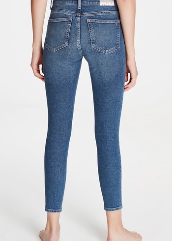 Mavi Dar Kesim Midi Kadın Kot Pantolon - Görsel 2