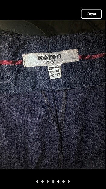 42 Beden Koton pantolon