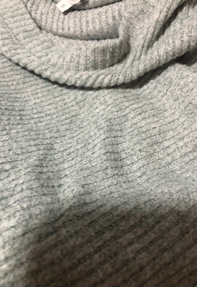 Gri Örgü Kadın Kazak Uzun Kollu - Görsel 5