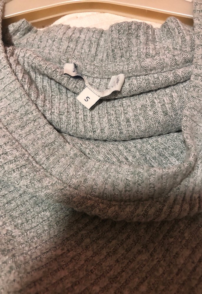 Gri Örgü Kadın Kazak Uzun Kollu - Görsel 4