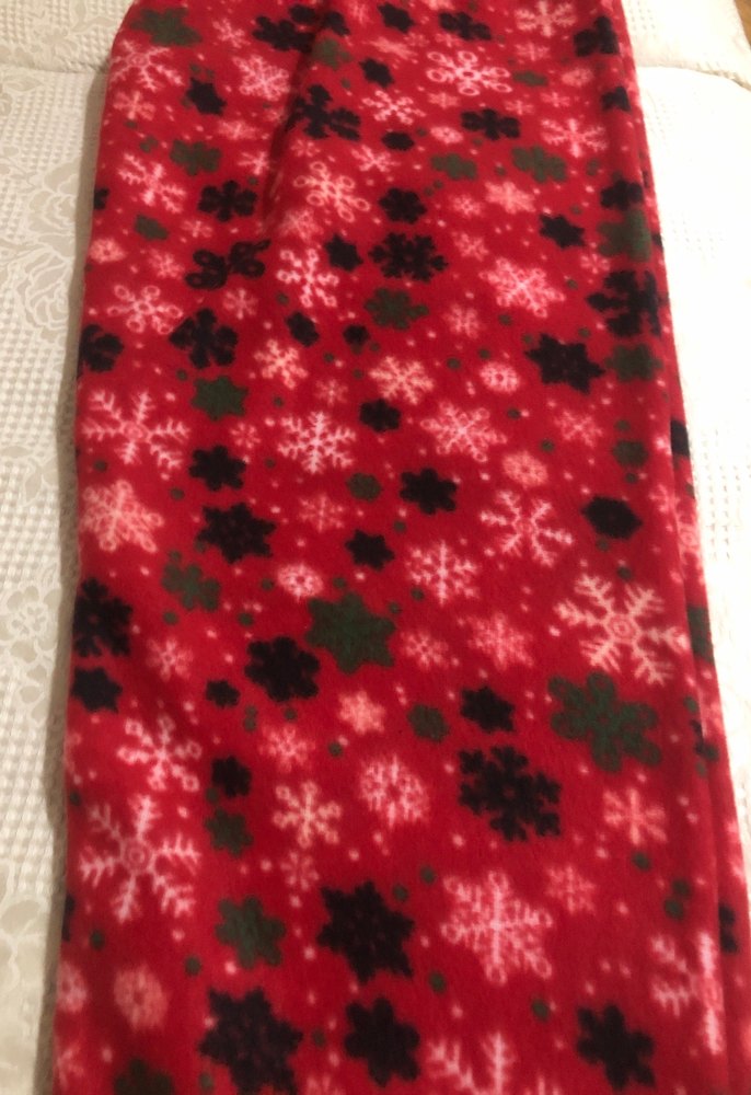 Kırmızı Kadın polar pijama - Görsel 2