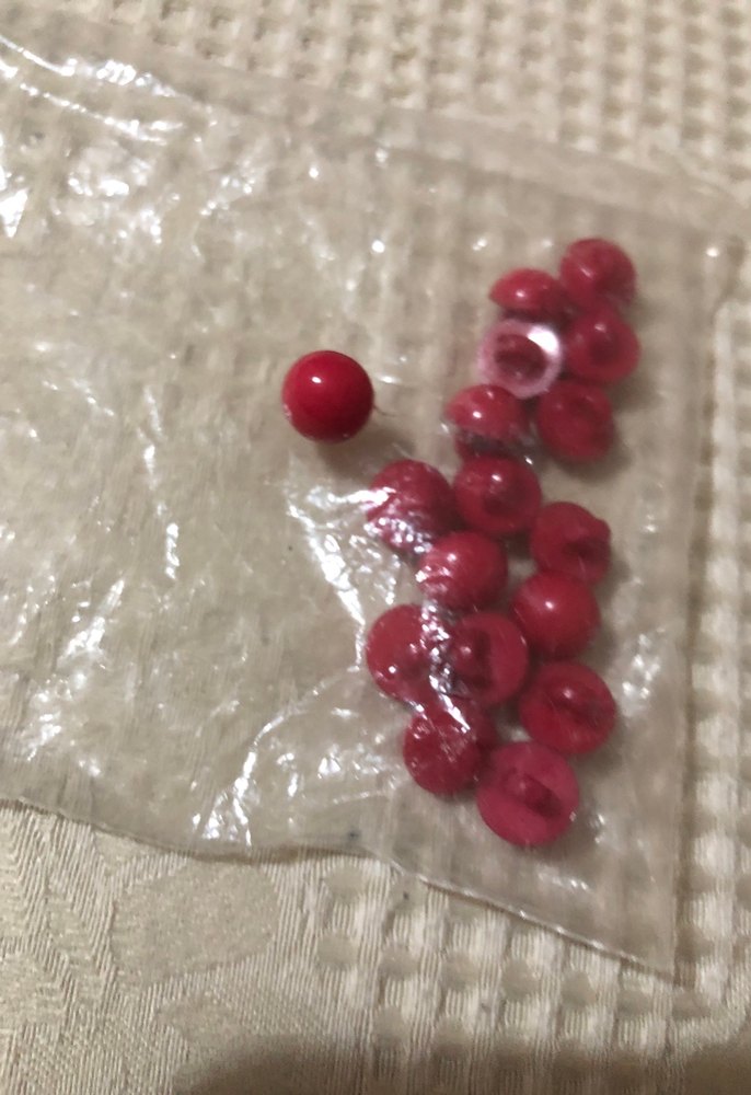 Kırmızı Renkli düğme - Görsel 2