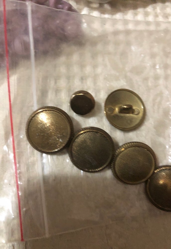 Vintage bakır Renkli Düğmeler - Görsel 2