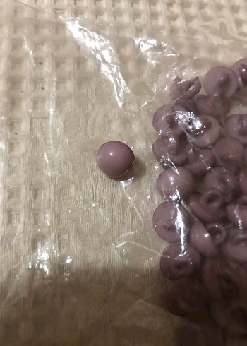 Bej Tırnak düğme - Görsel 3