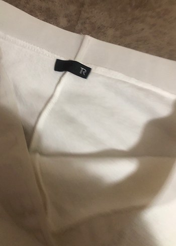 Beyaz Keten Midi Kadın Kumaş Pantolon - Görsel 7