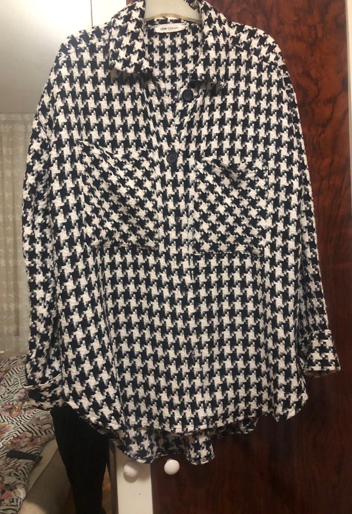 Düğmeli, Uzun Kollu Kadın Gömlek - Görsel 3