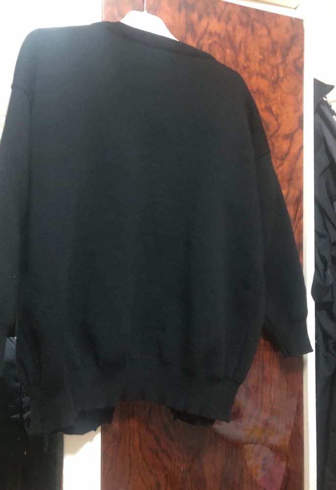 Düğmeli Siyah Midi Kadın Hırka - Görsel 5