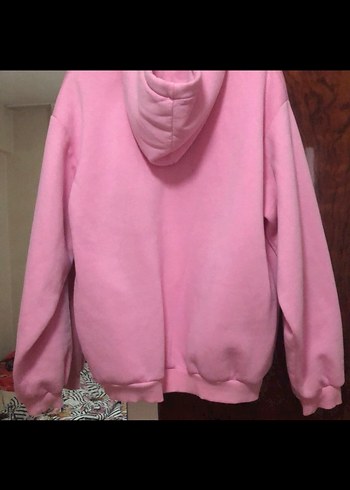 Pembe Baskılı Kadın Sweatshirt - Görsel 2
