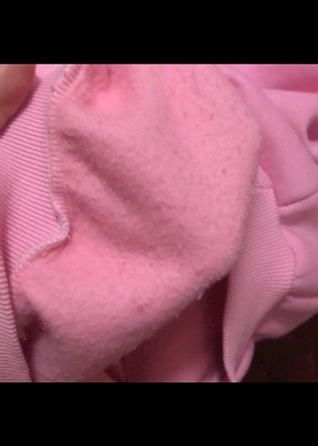 Pembe Baskılı Kadın Sweatshirt - Görsel 5