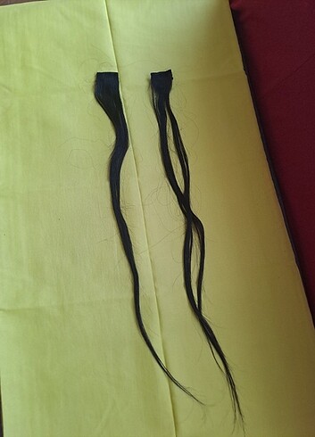 Gerçek saç çıtçıtlı koyu kahverengi  - Görsel 5