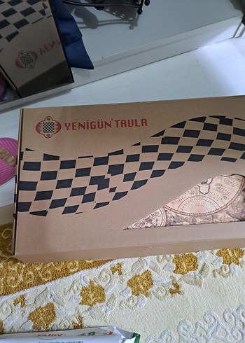 Yenigün Tavla  Dünya Haritası Desenli Tavla Takımı - Görsel 10