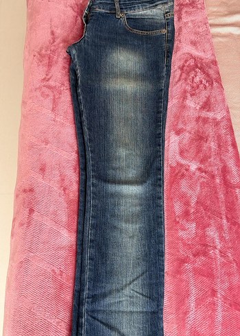 Günlük Mavi Regular Fit Denim Kadın Jean - Görsel 3