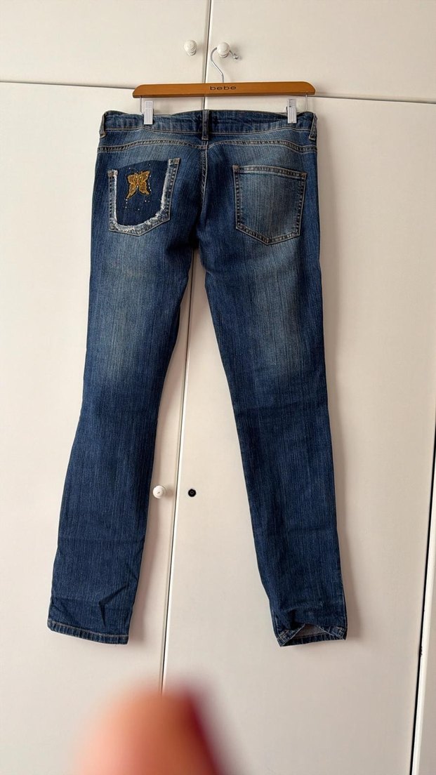 Günlük Mavi Regular Fit Denim Kadın Jean - Görsel 2