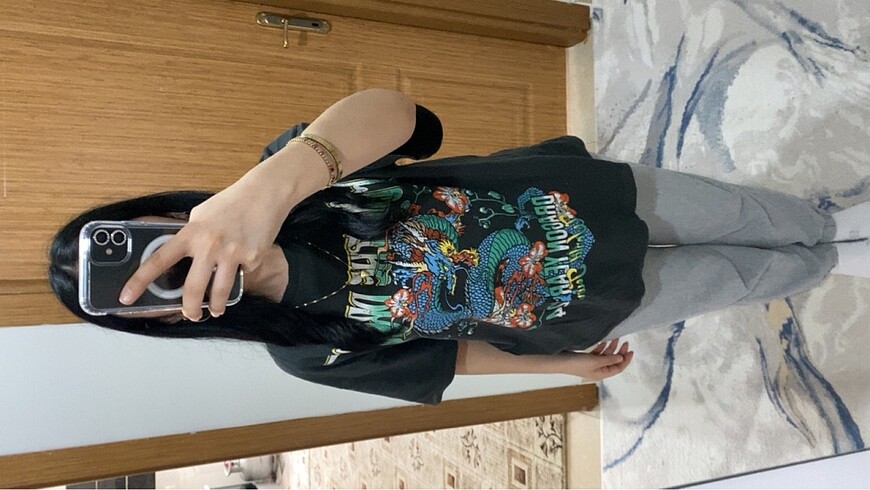 Kadın oversize tshirt