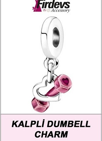 Pandora Kalpli dunbell charm