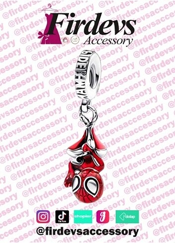 Spiderman charm