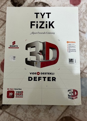 TYT Fizik 3D Video Destekli Defter