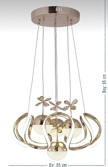 Beden MODERN LED AVİZE (4 TOPLU)