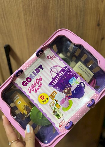 Renkli Plastik Sepet 18 Parça - Görsel 2