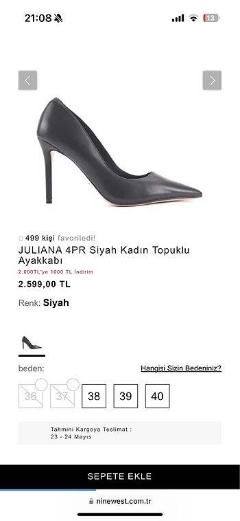 Nine West stiletto
