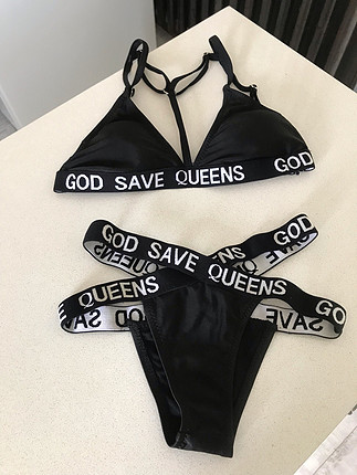 Calvin Klein God save queens bikini takım