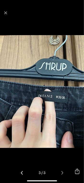 36 Beden LCW Siyah Jean