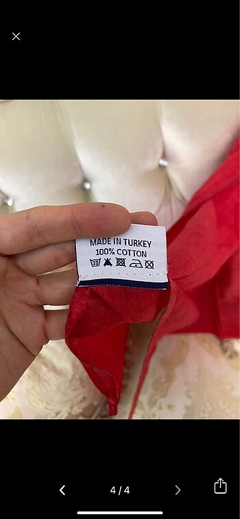 Beden kırmızı Renk Us Polo Assn. Şal