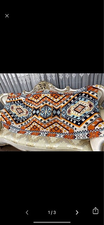 Akel Etnik Desen Şal