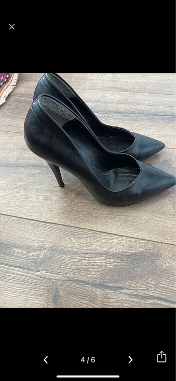 36 Beden siyah Renk Siyah Stiletto