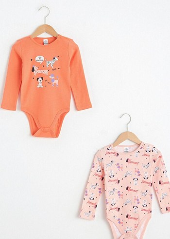 Lc Waikiki Uzun Kollu Kız Bebek Body - Görsel 6