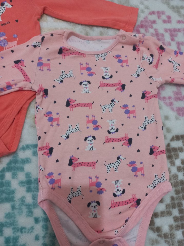 Lc Waikiki Uzun Kollu Kız Bebek Body - Görsel 4