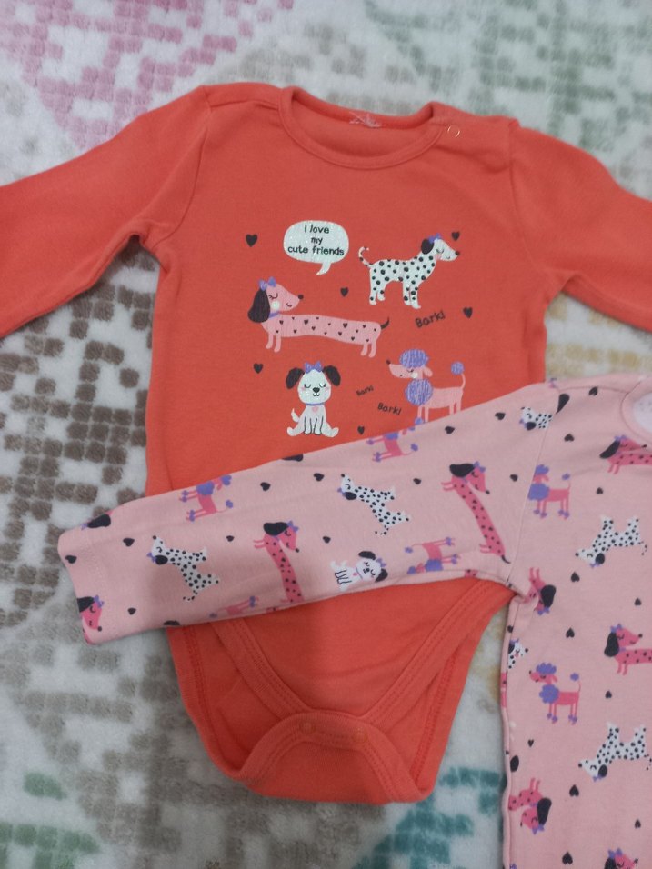 Lc Waikiki Uzun Kollu Kız Bebek Body - Görsel 3