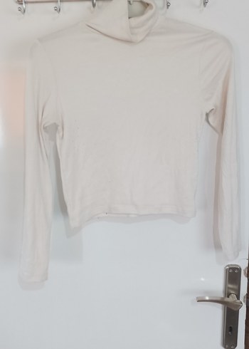 Mavi Jeans Beyaz Uzun Kollu Boğazlı Kadın Gömlek
