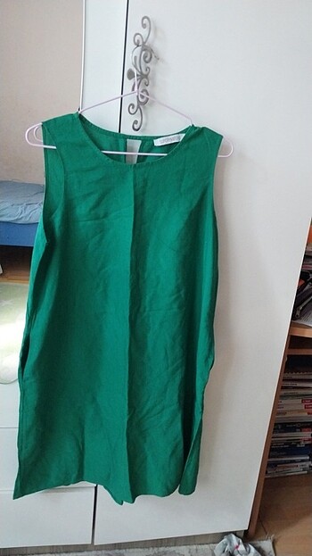 m Beden yeşil Renk Yazlık elbise