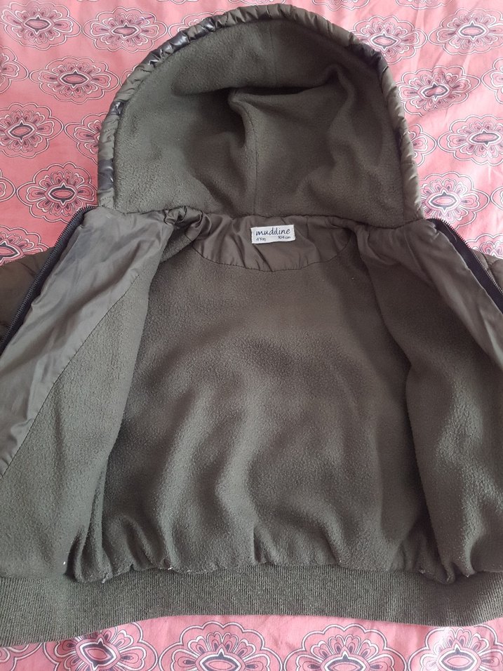 Kapüşonlu Kamuflaj Desenli Erkek Çocuk Mont - Görsel 4