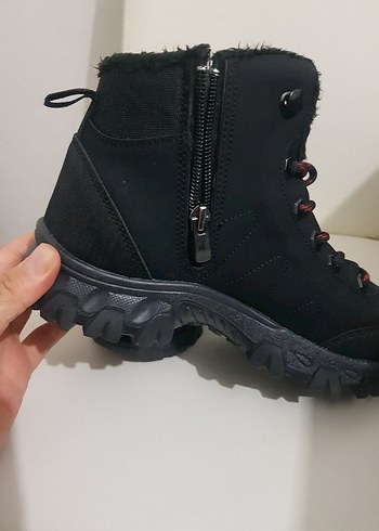 Siyah Bağcıklı bayan Erkek Outdoor Bot - Görsel 5