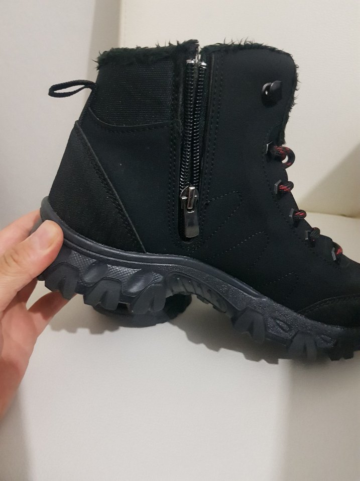 Siyah Bağcıklı bayan Erkek Outdoor Bot - Görsel 5