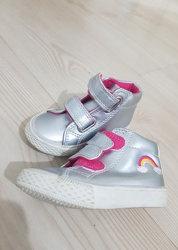 Kız Çocuk Gökkuşağı Detaylı Spor Ayakkabı - Görsel 3