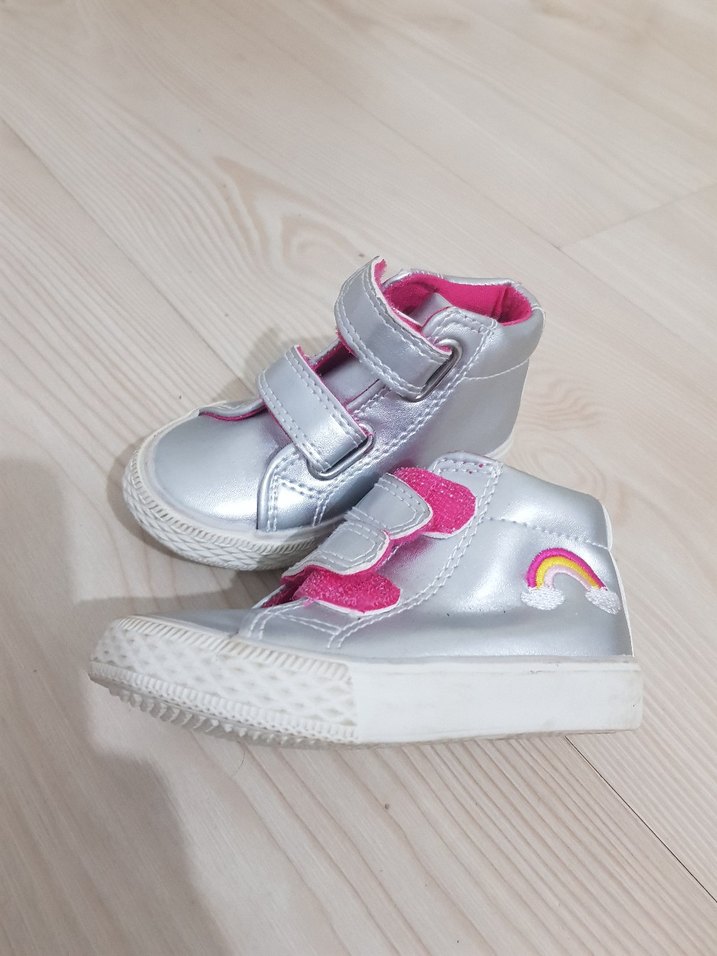 Kız Çocuk Gökkuşağı Detaylı Spor Ayakkabı - Görsel 5