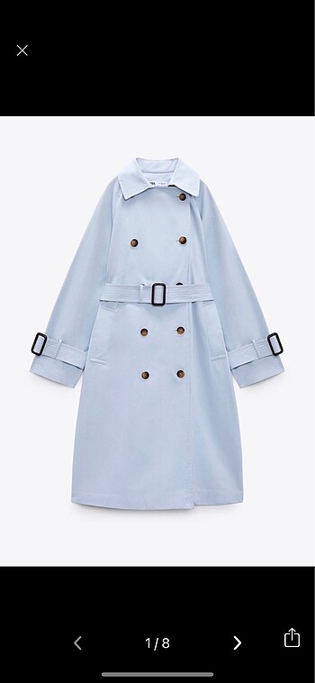 Zara Zara trenchcoat etiketli