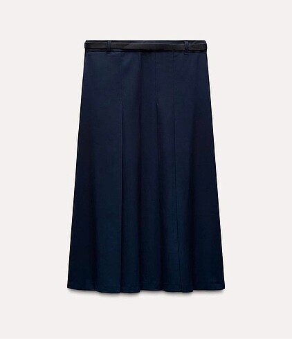 xs Beden lacivert Renk Zara midi etek