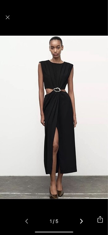 Zara elbise sıfır etiketli