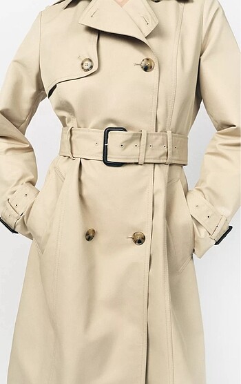 xs Beden Zara trenchcoat sıfır etiketli