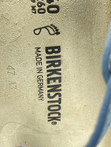 40 Beden mavi Renk Birkenstock Terlik %70 İndirimli.