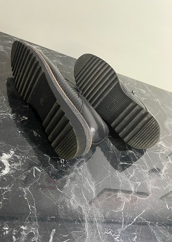 İnci deri Siyah Erkek Ayakkabı - Görsel 6