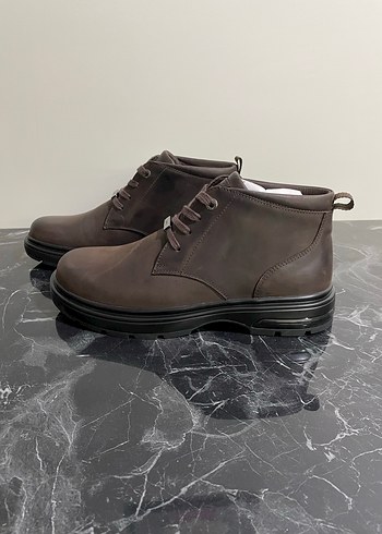 İnci deri erkek ayakkabı bot - Görsel 3
